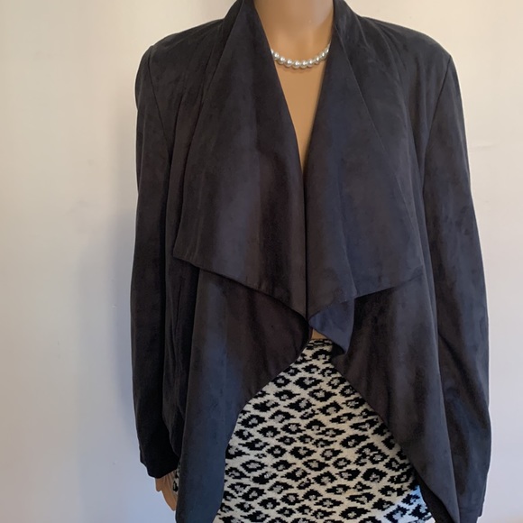 EXPRESS Faux Suede Jacket - Picture 2 of 7